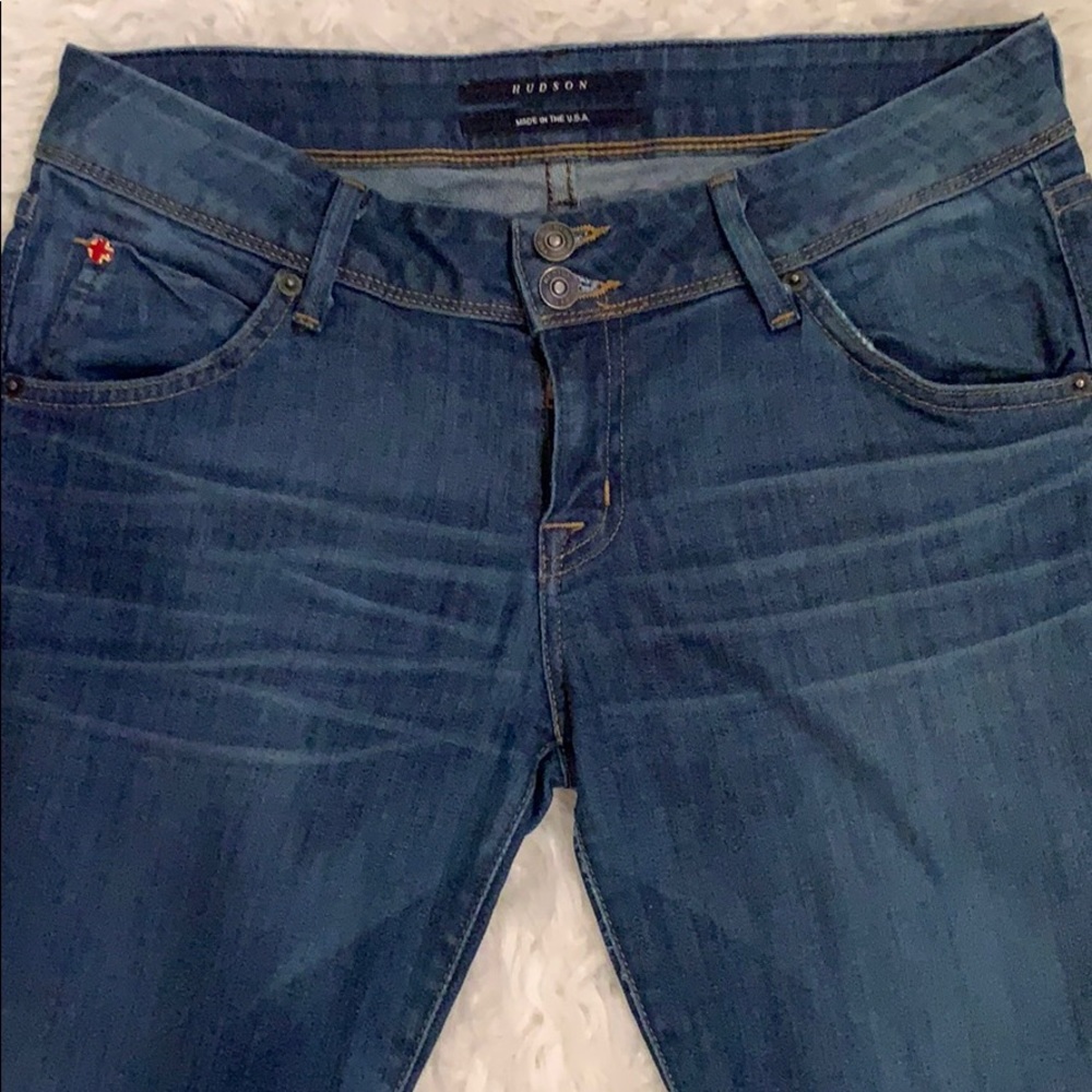 Hudson Wide Leg Jeans, Size 29